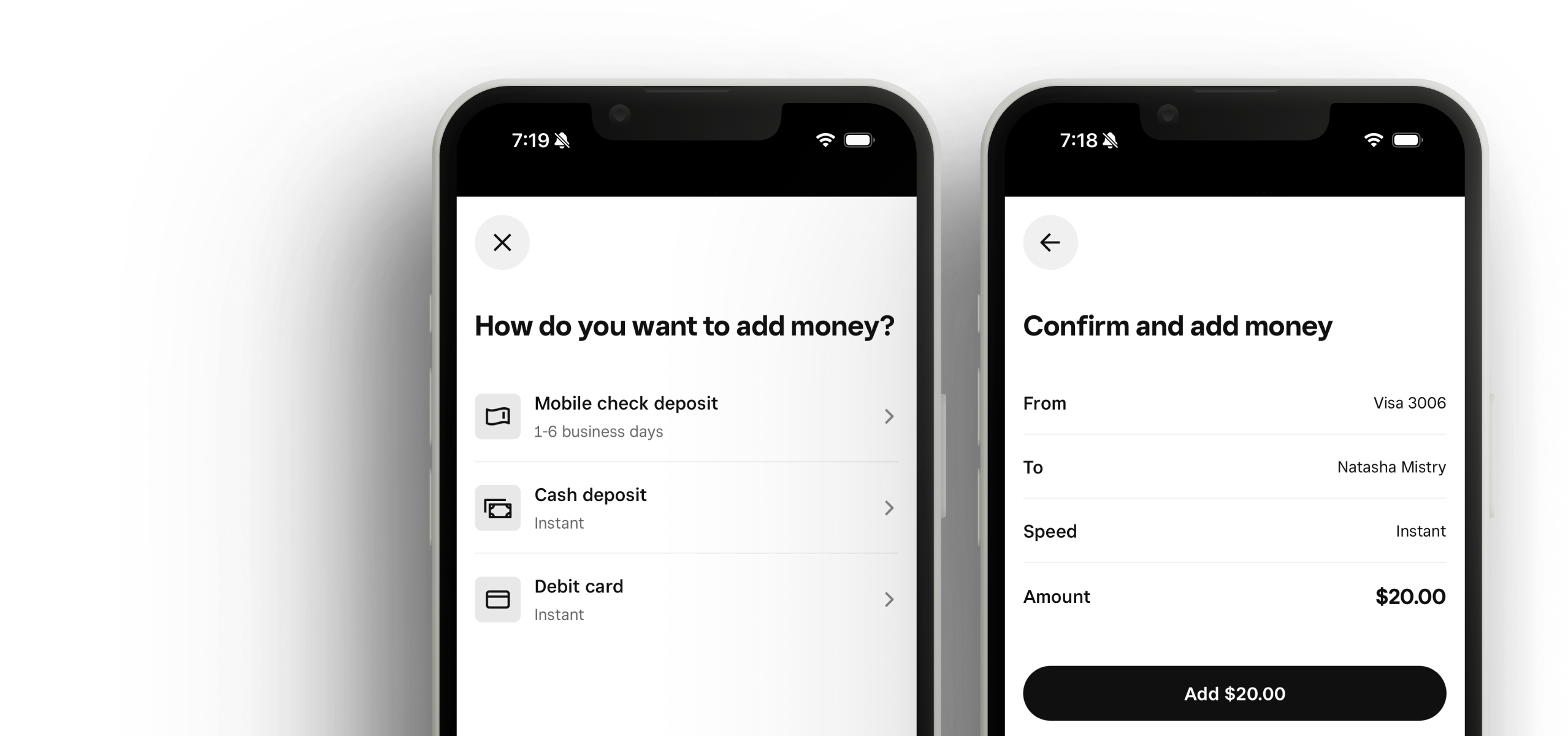 Flexible Transfers mockup